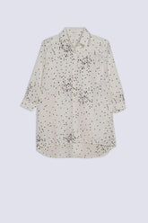 White Polka Dots Ladies Top