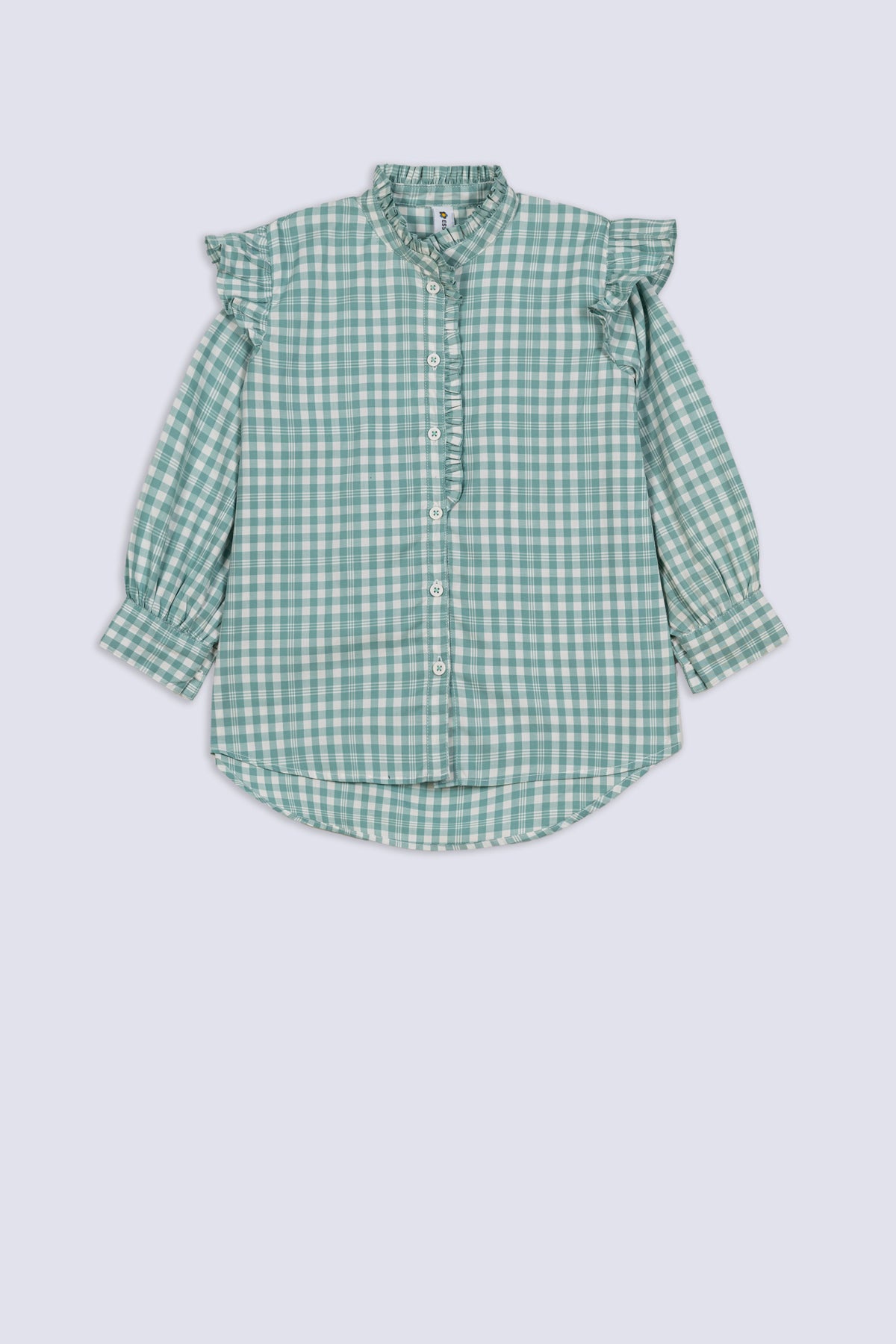 Pastel Picnic Ruffle Girl's Top