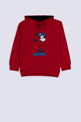 Red Mickey Boy's Hoodie