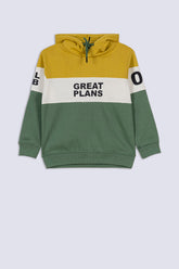 Plan Ahead Panelled Boys' Hoodie