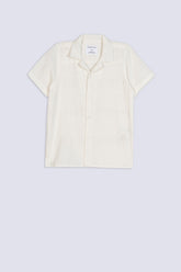 Boy's Jacquard Cuban Collar Shirt
