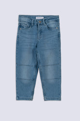 Boys' Light Blue Panel Denim