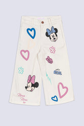 Minnie Graphic Denim Culottes