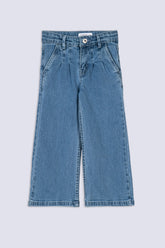 Girls' Blue Palazzo Denim