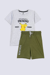 Boys' Pikachu Graphic Co-Ord Set