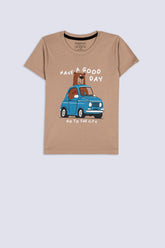Boys' Good Day Bear Tee
