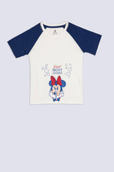 Girls' Adored Minnie Raglan Tee