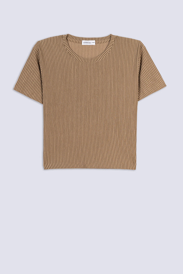 Girl's Waffle Rib T-Shirt