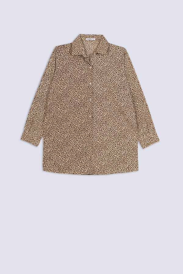 Ladies Leopard Print Shirt