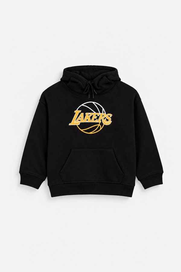 Boy's Lakers Print Hoodie - front