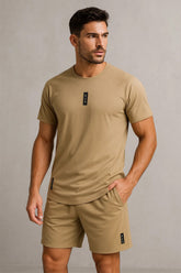 Beige Men's Dri-FIT T-Shirt