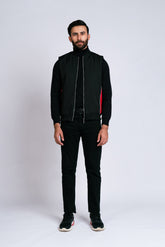 Men's Mock Neck Zipper S/L