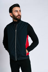 Men's Mock Neck Zipper S/L