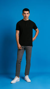 Men's Black Hanley Short Sleeve Shirt