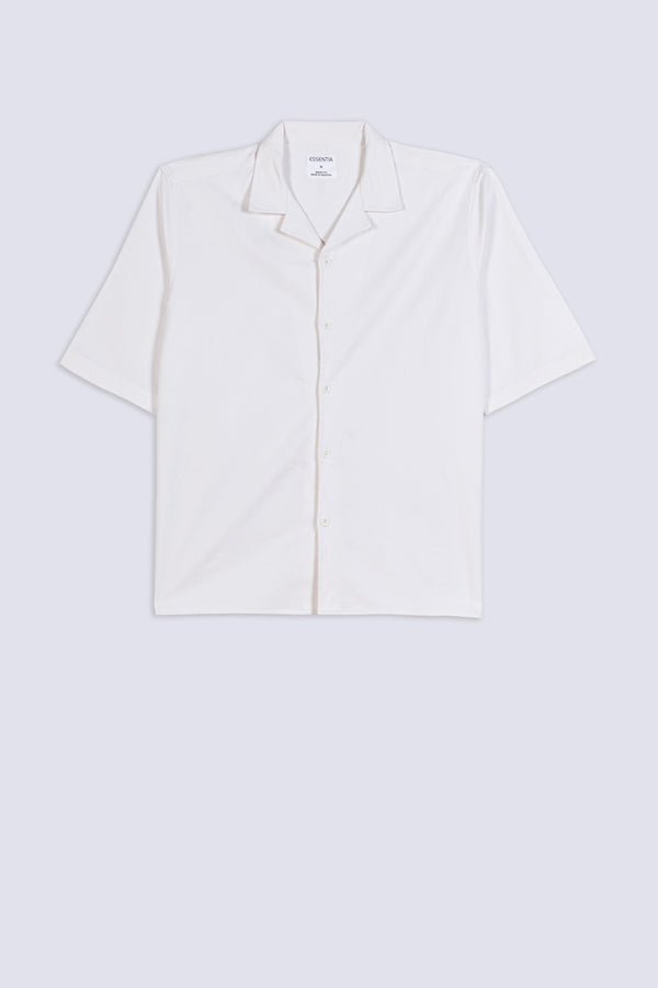 Men's Crepe Camp Collar Shirt