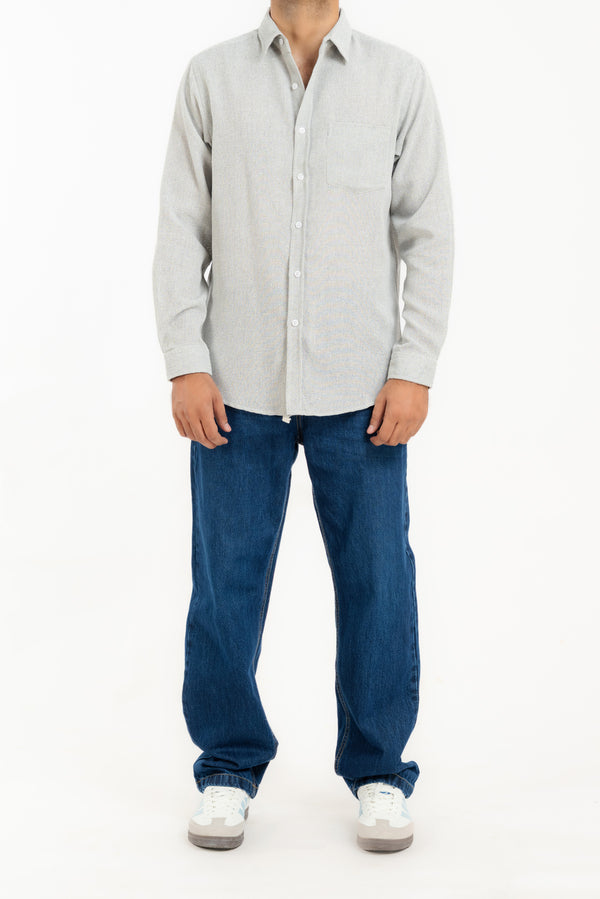 Men's Waffle Texture Casual Shirt