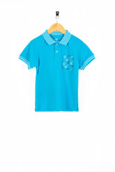 Animal Pocket Tipped Boy's Polo Shirt