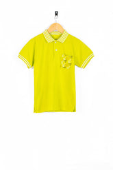 Animal Pocket Tipped Boy's Polo Shirt