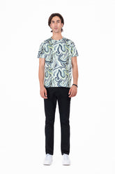 Marble Printed Jersey T-Shirt