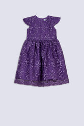 Purple Glimmer Princess Frock