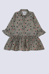 Polka Stripe Garden Girl's Top