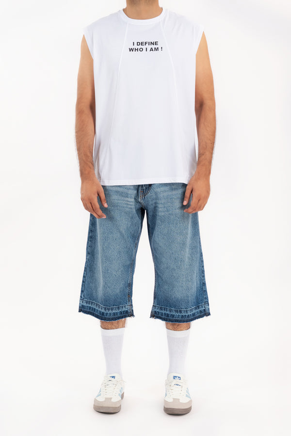 Men's Define Slogan Muscle Tank