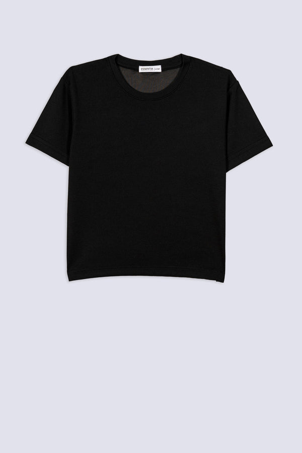 Boy's Waffle Boxy T-Shirt