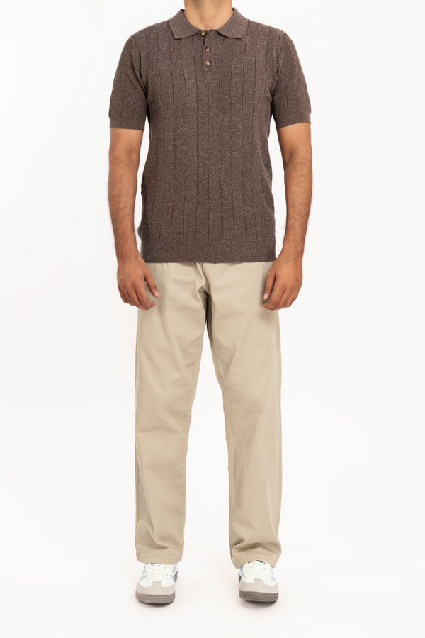 Men's Classic Knit Polo Shirt
