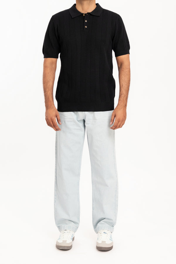 Men's Classic Knit Polo Shirt