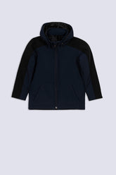 Navy & Black Panel Boys' Jacket