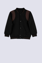 Contrast Panel Boys' Bomber Jacket