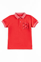 Animal Pocket Boy's Polo Shirt.