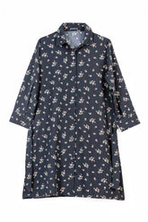 Black Button Down Ladies Shirt