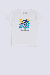Sunlit Shore Girls' Graphic Tee