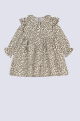 Girls' Grey Sprinkle Dress