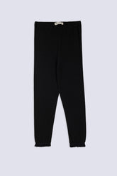 Lace Hem Girls' Legging