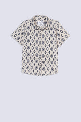 Boys' Classic Ikat Pattern Shirt