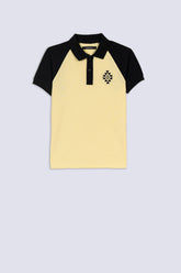 Boys' Contrast Raglan Polo