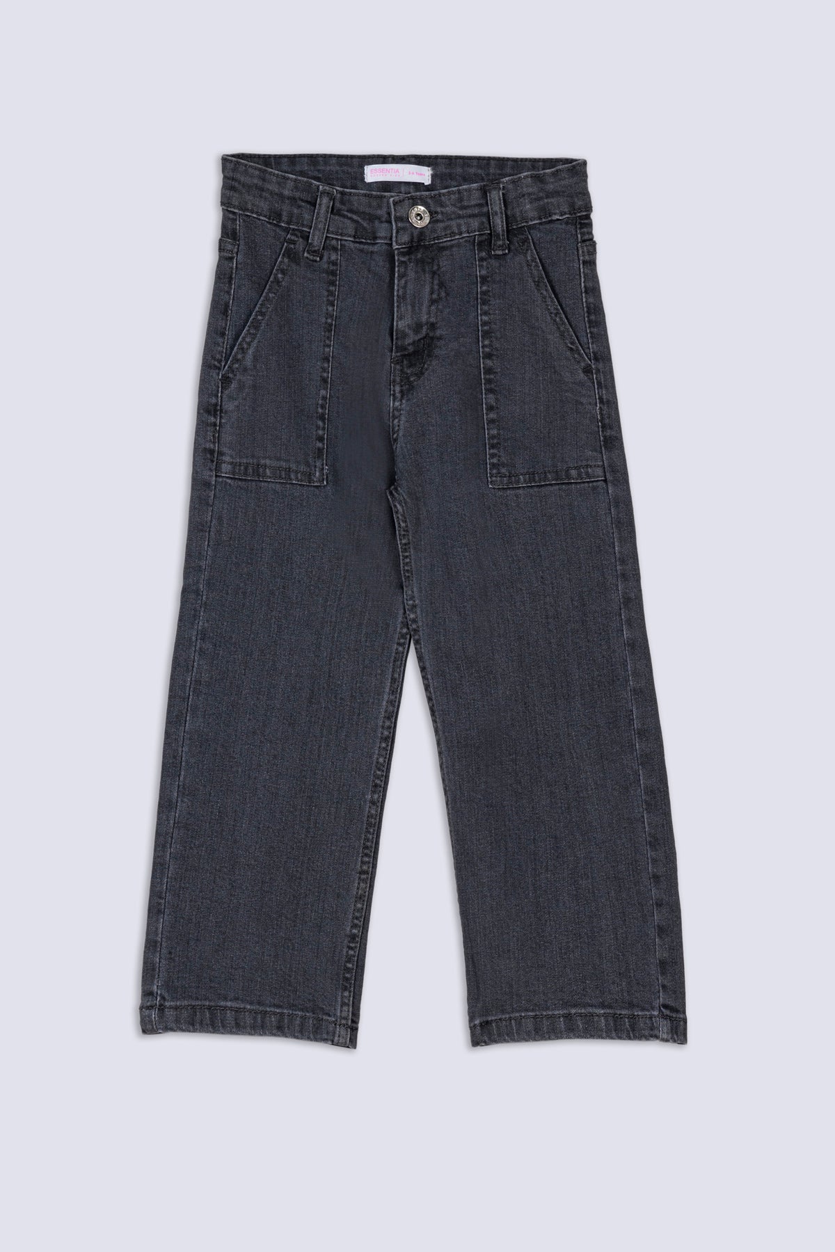 Girl's Scallop Pocket Denim Pant