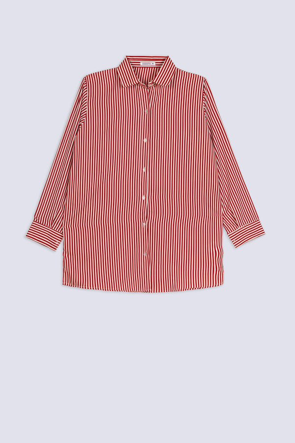 Ladies Classic Red Stripe Shirt