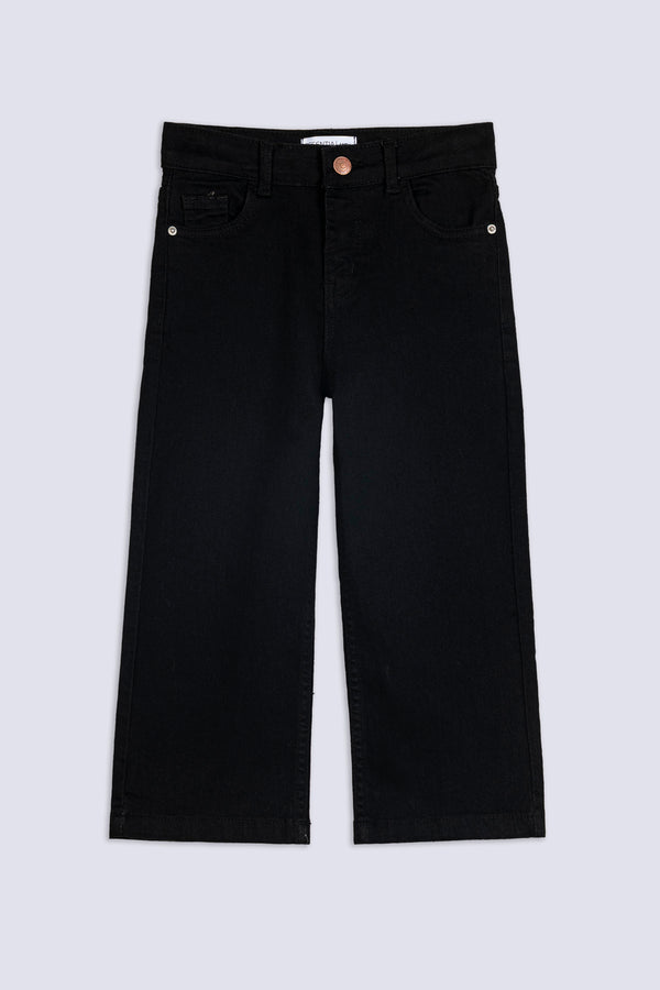 Boy's Black Straight Fit Denim