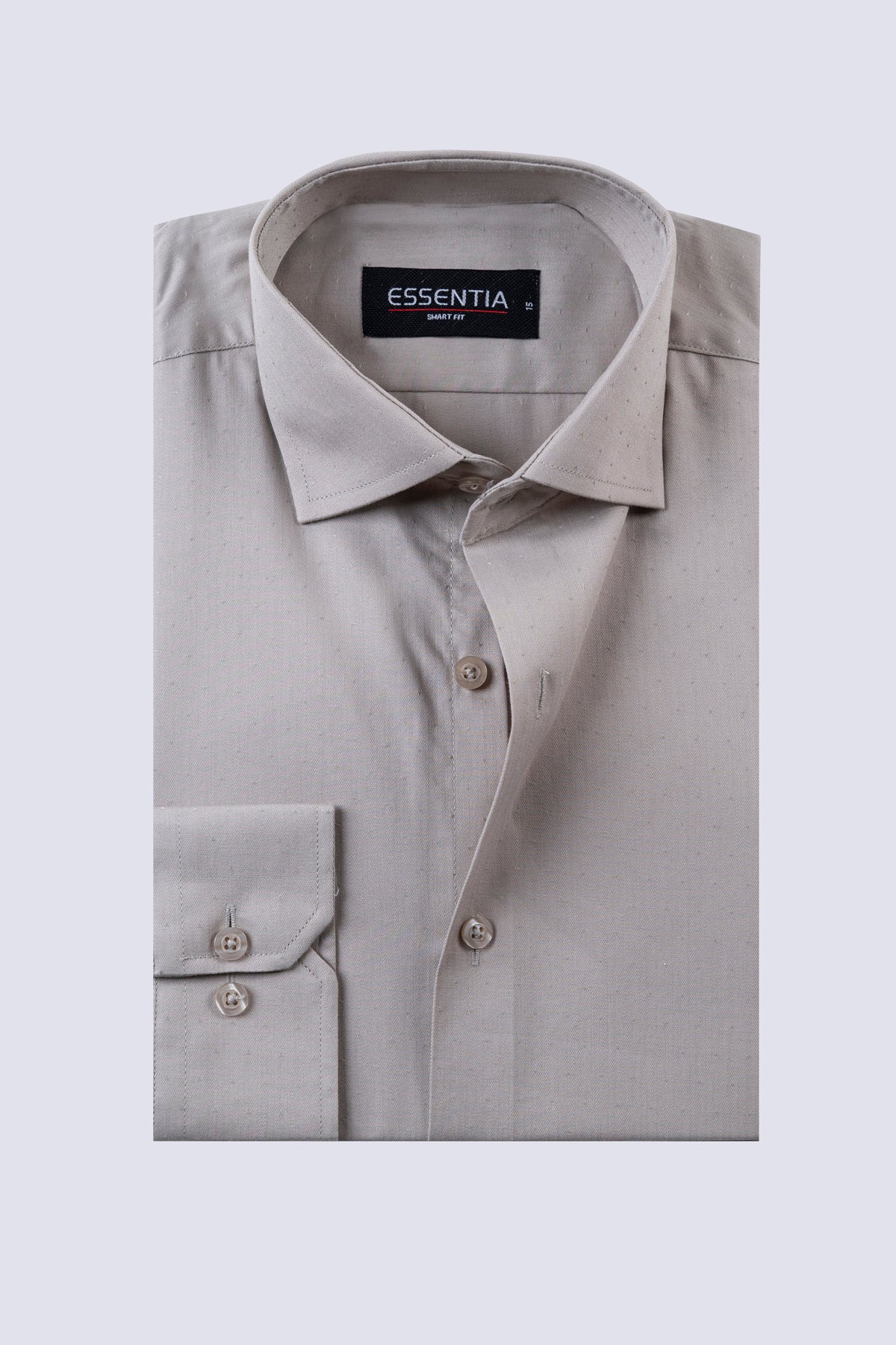 Beige Men's Dress Shirt