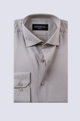 Beige Men's Dress Shirt
