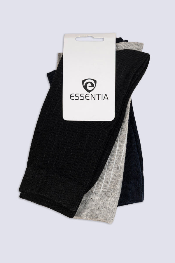Everyday Ribbed Crew Socks
