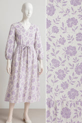 Purple Floral Ladies Top