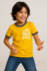 Live Rock Star Boy's T-Shirt