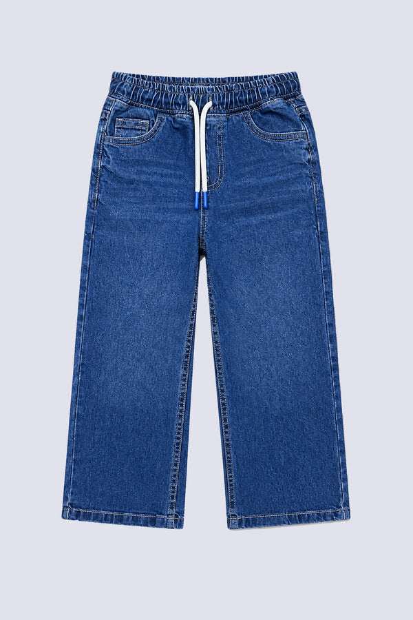 Boy's Soft Waist Straight Denim Pant