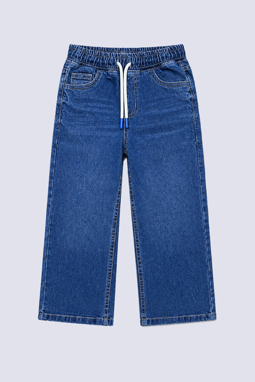 Boy's Soft Waist Straight Denim Pant