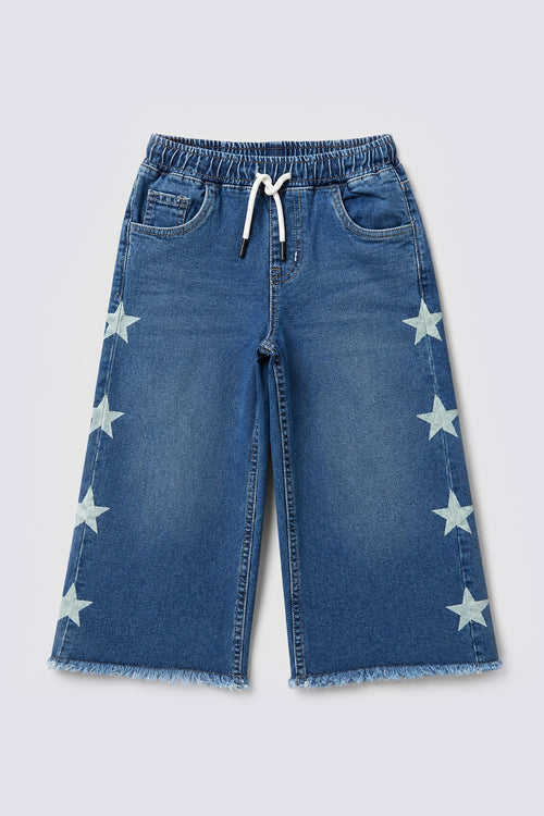 Girls' Star Side Denim