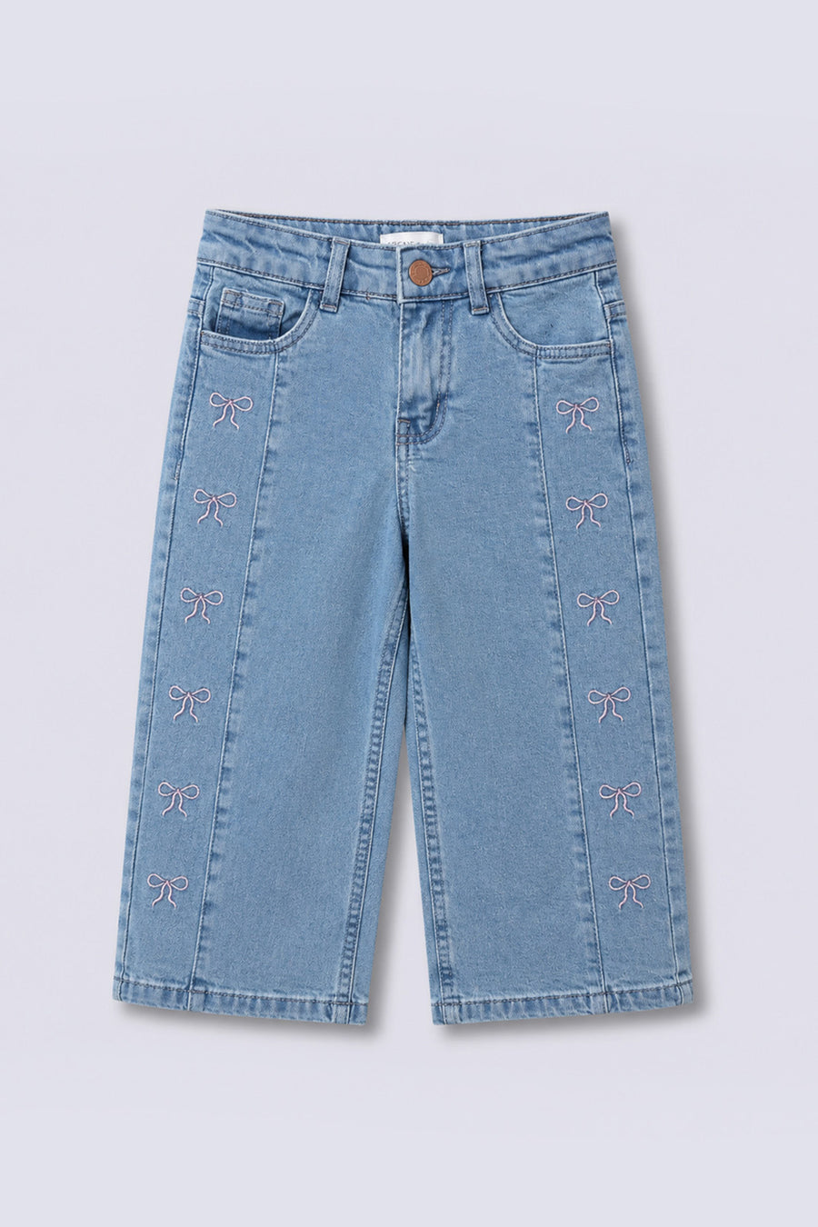 Girls' Side Bow Denim